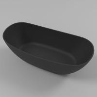Ванна из искуственного камня WHITECROSS Onyx C 0206.160075.201 160х75 черный матовый