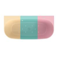 Ванна из искусственного каменя WHITECROSS Make "AERO" 0219.170080.2XXXX.AERO.WH 170х80 RAL глянец/белый