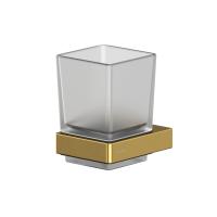 Стакан для ванной WHITECROSS Cubo CU2430GLB золото брашированное