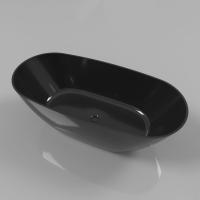 Ванна из искуственного камня WHITECROSS Onyx D 0207.160075.101 160х75 черный