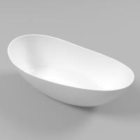 Ванна из искуственного камня WHITECROSS Ruby 0202.165075.100 165х75 белая глянцевая