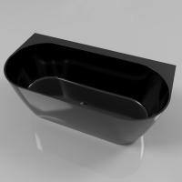 Ванна из искуственного камня WHITECROSS Pearl B 0215.155078.101 155х78 черный