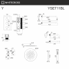 Душевой комплект с термостатом и изливом WHITECROSS Y YSET11BL черный матовый