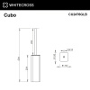 Ершик для унитаза WHITECROSS Cubo CU2476GLB золото брашированное