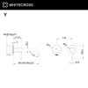 Встраиваемый смеситель WHITECROSS Y Y1225CR хром