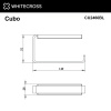 Держатель туалетной бумаги WHITECROSS Cubo CU2460BL черный матовый