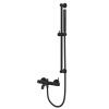 Смеситель для ванны со штангой WHITECROSS Y Y1230BL/SHS150BL/MICRO-BL/Y1010BL черный матовый