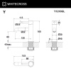 Смеситель для раковины S WHITECROSS Y Y1210GL золото гленцевое