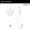 Душевая лейка WHITECROSS BASIC-GLB золото брашированное