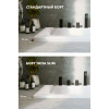Акриловая ванна WHITECROSS Wave Slim "SOFT" 0111.150070.100.SOFT.CR 150х70 белая глянецевая/хром