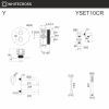 Душевой комплект с термостатом и изливом WHITECROSS Y YSET10CR хром