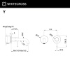 Встраиваемый смеситель WHITECROSS Y Y1226NIB никель брашированный