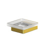 Мыльница WHITECROSS Cubo CU2420GL золото гленцевое