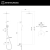 Душевая стойка WHITECROSS Y Y1244TOPGM графит