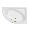Акриловая ванна WHITECROSS Aquarella "ULTRA" 0109.170110.100.ULTRA.BR 170х110 правая белая глянцевая/бронза