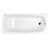 Акриловая ванна WHITECROSS Layla Slim "ULTRA" 0122.180080.100.ULTRA.BR 180х80 белая глянцевая/бронза