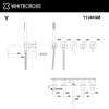 Смеситель для ванны скрытого монтажа WHITECROSS Y Y1240GM графит