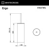 Ершик для унитаза WHITECROSS Ergo ER2274BL черный матовый