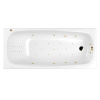 Акриловая ванна WHITECROSS Layla Slim "ULTRA NANO" 0122.170075.100.ULTRANANO.GL 170х75 белая глянецевая/золото