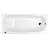 Акриловая ванна WHITECROSS Layla "SMART NANO" 0102.170075.100.SMARTNANO.GL 170х75 белая глянецевая/золото