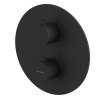 Смеситель термостатический встраиваемый WHITECROSS Y Y1236BL черный матовый