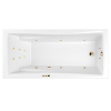 Акриловая ванна WHITECROSS Palace "SMART" 0104.180080.100.SMART.GL 180х80 белая глянецевая/золото