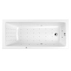 Акриловая ванна WHITECROSS Wave Slim "NANO" 0111.170075.100.NANO.CR 170х75 белая глянецевая/хром