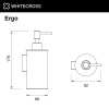 Дозатор для жидкого мыла WHITECROSS Ergo ER2244GM графит