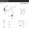Душевой комплект с изливом и ручным душем WHITECROSS Y YSET06CR хром