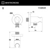 Шланговое подключение с держателем WHITECROSS Y Y1005CR хром