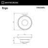 Мыльница WHITECROSS Ergo ER2220BL черный матовый
