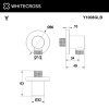 Шланговое подключение WHITECROSS Y Y1008GLB золото брашированное