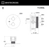 Смеситель термостатический встраиваемый WHITECROSS Y Y1236GL золото гленцевое