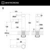 Смеситель для раковины M WHITECROSS Y Y1211CPB медь брашированная