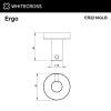 Крючок WHITECROSS Ergo ER2210GLB золото брашированное