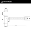 Сифон для раковины WHITECROSS A186GLB золото брашированное