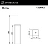 Ершик для унитаза WHITECROSS Cubo CU2474GL золото гленцевое