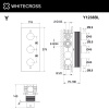 Смеситель термостатический встраиваемый WHITECROSS Y Y1238BL черный матовый