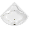 Акриловая ванна WHITECROSS Konsul "SMART" 0110.150150.100.SMART.BR 150х150 белая глянцевая/бронза