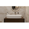 Раковина накладная WHITECROSS Moonstone F 0732.070035.200 70х35 искусственный камень белый матовый