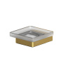 Мыльница WHITECROSS Cubo CU2420GLB золото брашированное