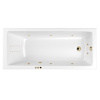 Акриловая ванна WHITECROSS Wave Slim "SMART NANO" 0111.170070.100.SMARTNANO.GL 170х70 белая глянецевая/золото